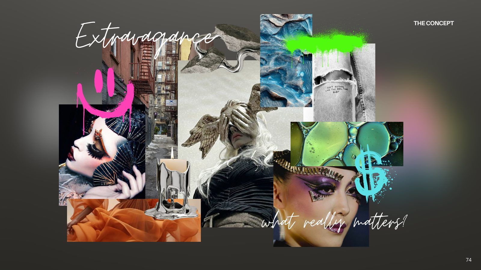 Balenciaga 13th District capsule collection moodboard by Camilla Caccialanza